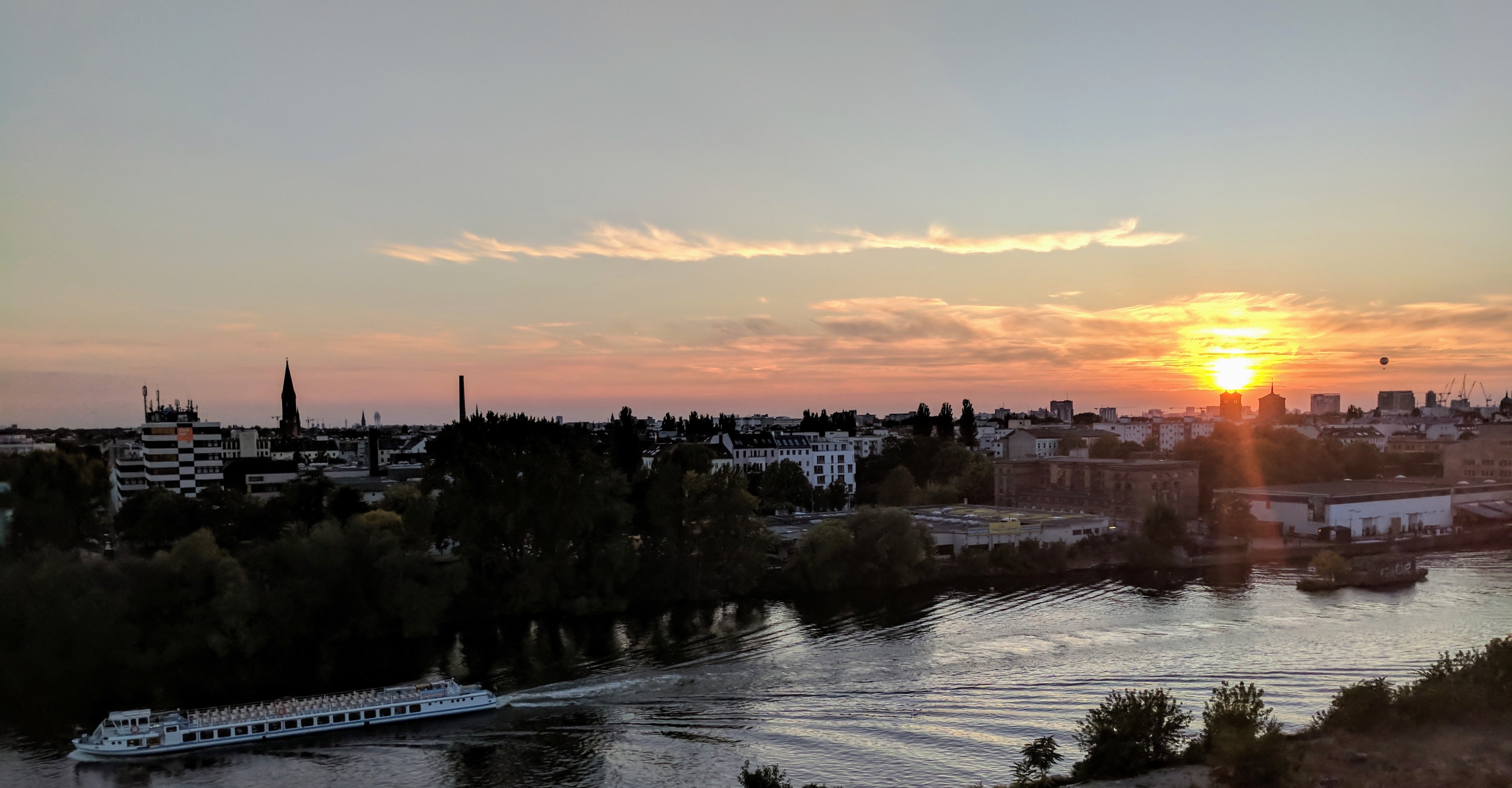 East Side Gallery Sunset